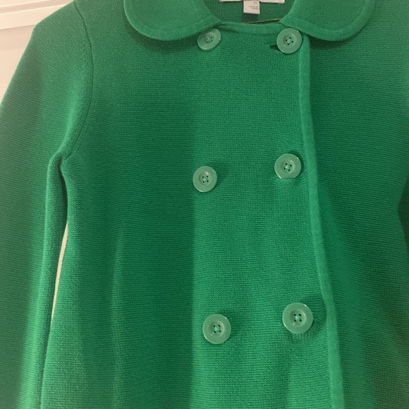 Old Navy Cable Green Knit Sweater with 3/4 sleeves size xs - Picture 2 of 4